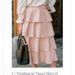 Dainty Jewell’s Tinsel skirt